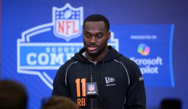 Notre Dame RB Jeremiyah Love will work out at combine