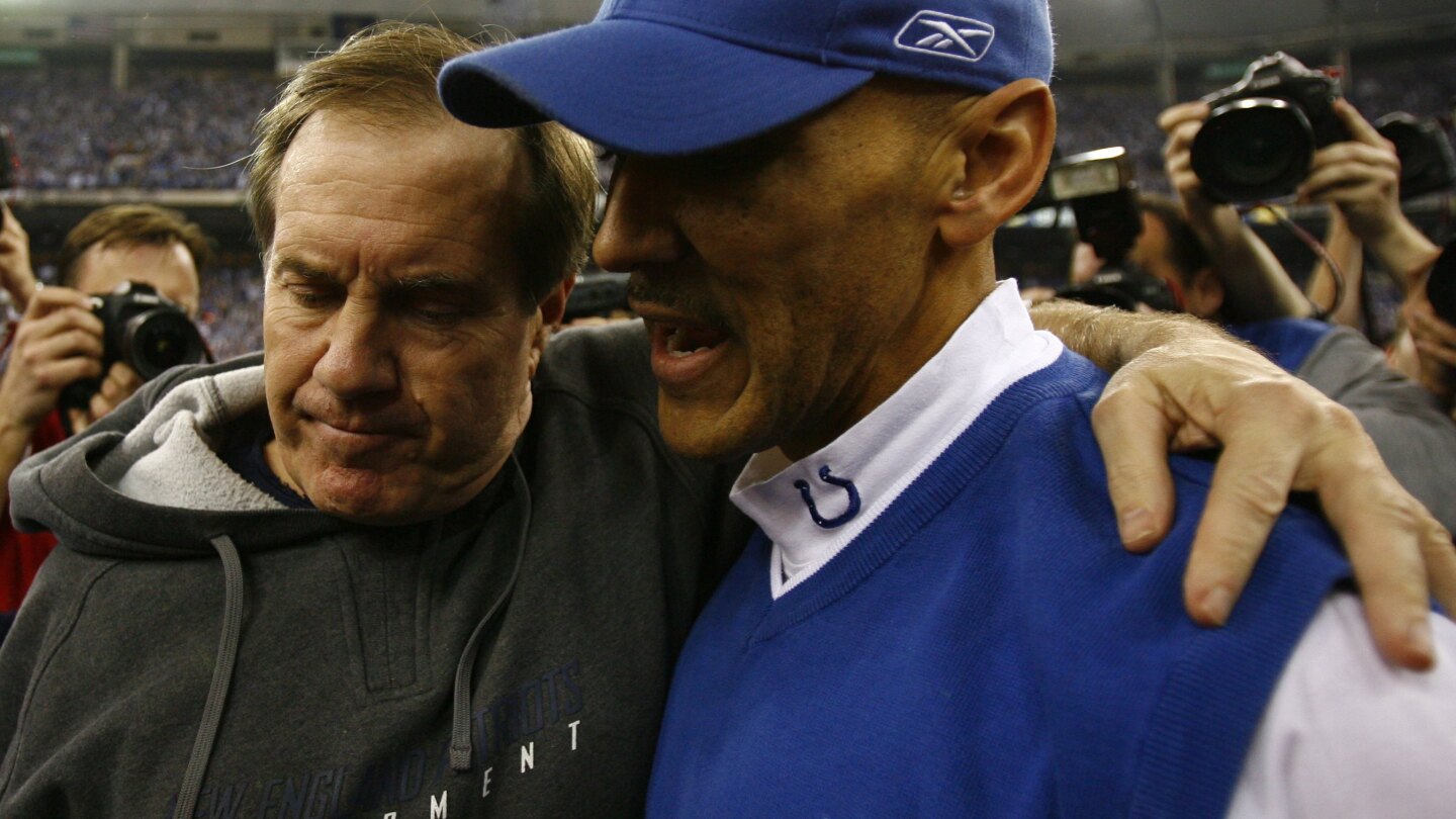 Hall of Fame voter Tony Dungy declines to comment on whether he voted for Bill Belichick