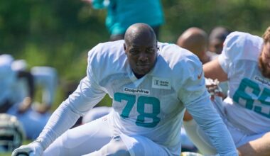 Dolphins release James Daniels, Nick Westbrook-Ikhine