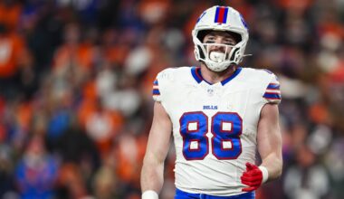 Bills talking to Dawson Knox about his "tough" cap number for 2026