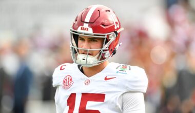 Ty Simpson is expected to throw at the Scouting Combine