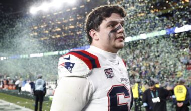 Will Campbell declined to speak to media after rough outing at Super Bowl LX