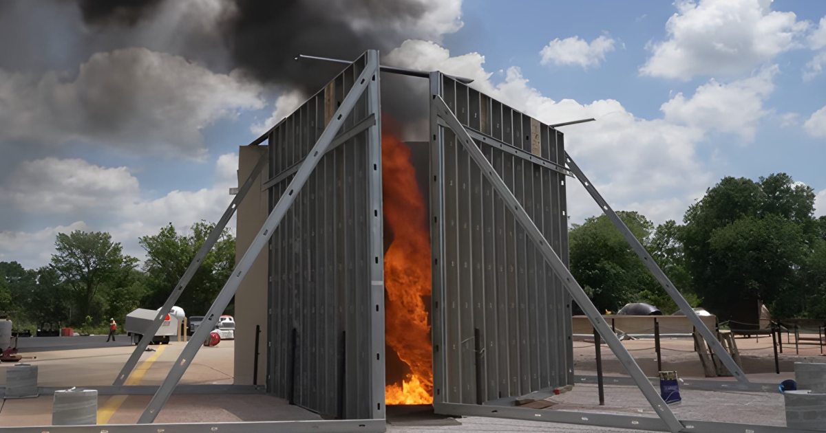 Fire tornado cleans oil spills with less smoke
