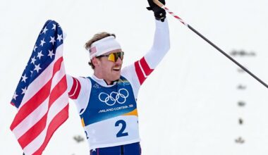 American Ben Ogden wins silver, breaking 50 year medal drought for U.S. men's cross-country skiing