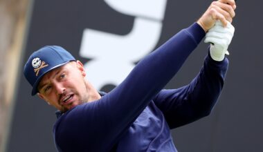 Bryson DeChambeau tied for LIV Golf Adelaide lead despite 'line drive into the tee box'