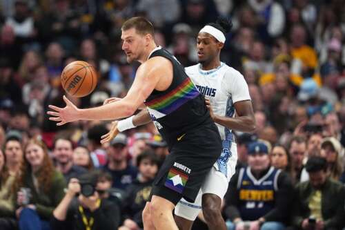 All-Stars Jokic and Murray lead Nuggets past scrappy Grizzlies 122-116