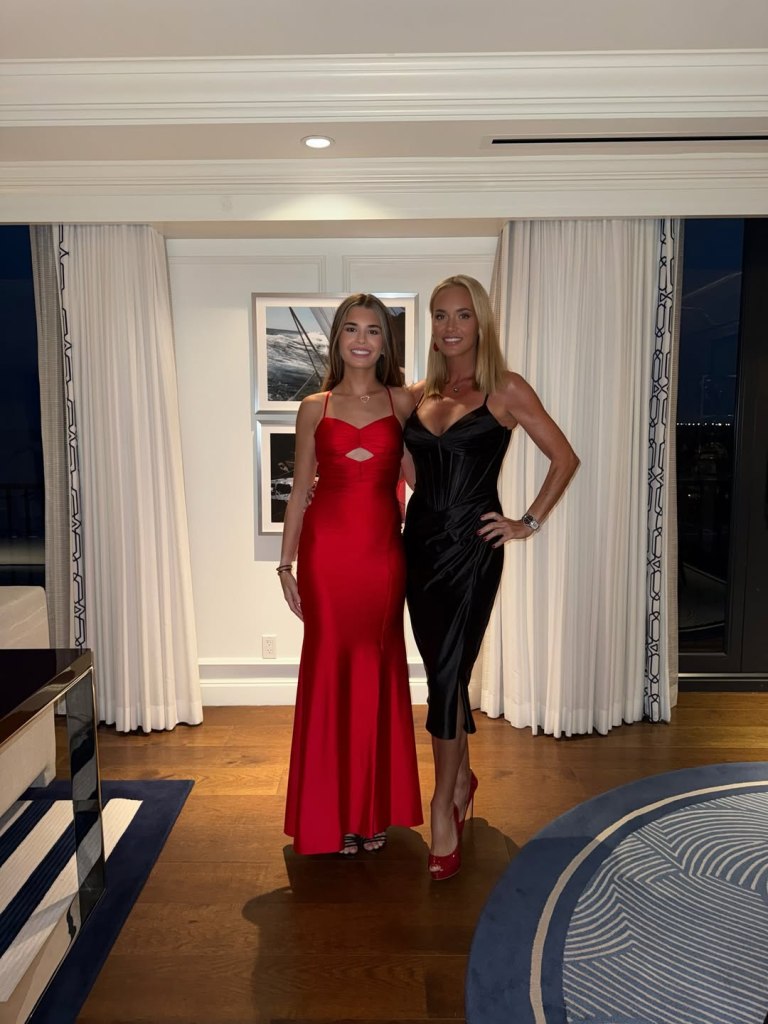 Kai Trump with her mother, Vanessa Trump.