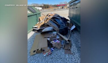 Neighbors in Eagle say recycling area misuse is burdening small-town staff