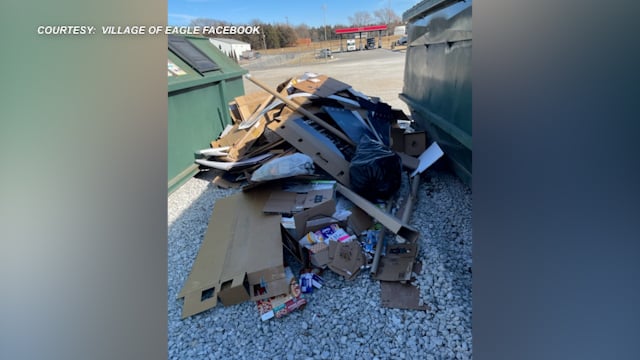 Neighbors in Eagle say recycling area misuse is burdening small-town staff