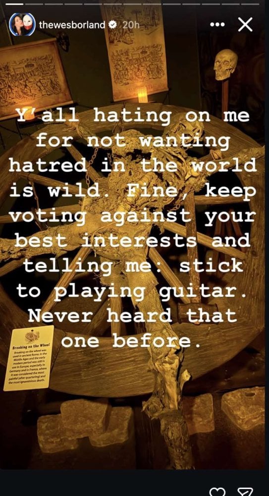 Limp Bizkit’s Wes Borland Likens Trump Supporters to Devil Worshippers