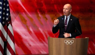 Utah Gov. Cox promises US still welcoming place as state preps to host 2034 Olympics
