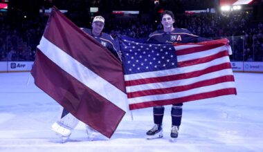 Olympic updates: Blue Jackets Merzlikins, Werenski go for gold