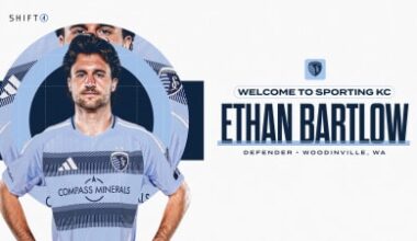 Sporting KC signs defender Ethan Bartlow as a free agent