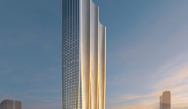 Zaha Hadid Architects draws on fluted orchid for Taipei skyscraper