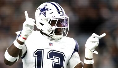 Dallas Cowboys linebacker DeMarvion Overshown