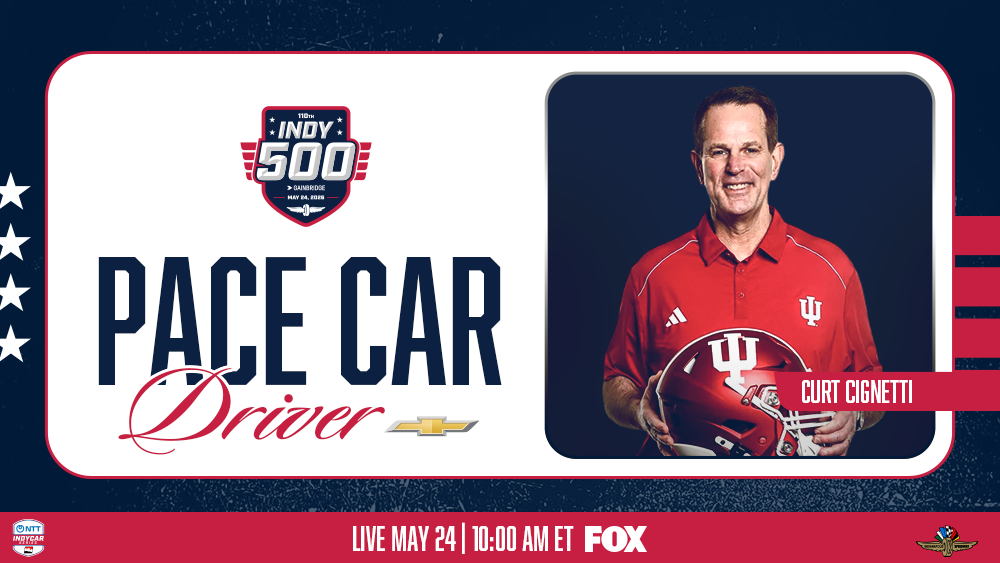 Indiana Football Coach Curt Cignetti To Drive Indy 500 Pace Car