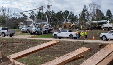 Severe weather threat remains after tornado strikes Marion County