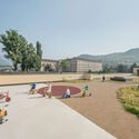 Kindergarten and Nursery Rosslauf / feld72 - Exterior Photography, Concrete