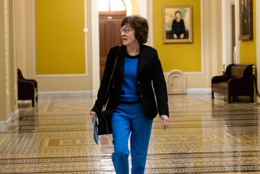 Sen. Susan Collins on Capitol Hill in November.