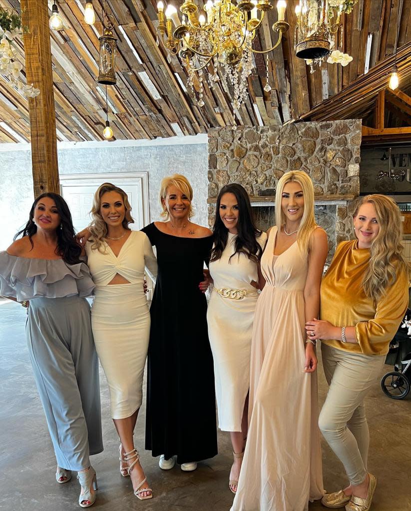 Melany (second from right) and her husband were caught on CCTV footage going into the Publix and “ticket switching,” per their arrest records. kiki.lacoco/instagram