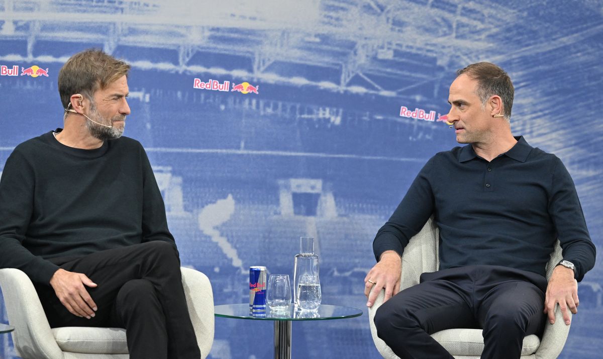 Jurgen Klopp and Oliver Mintzlaff