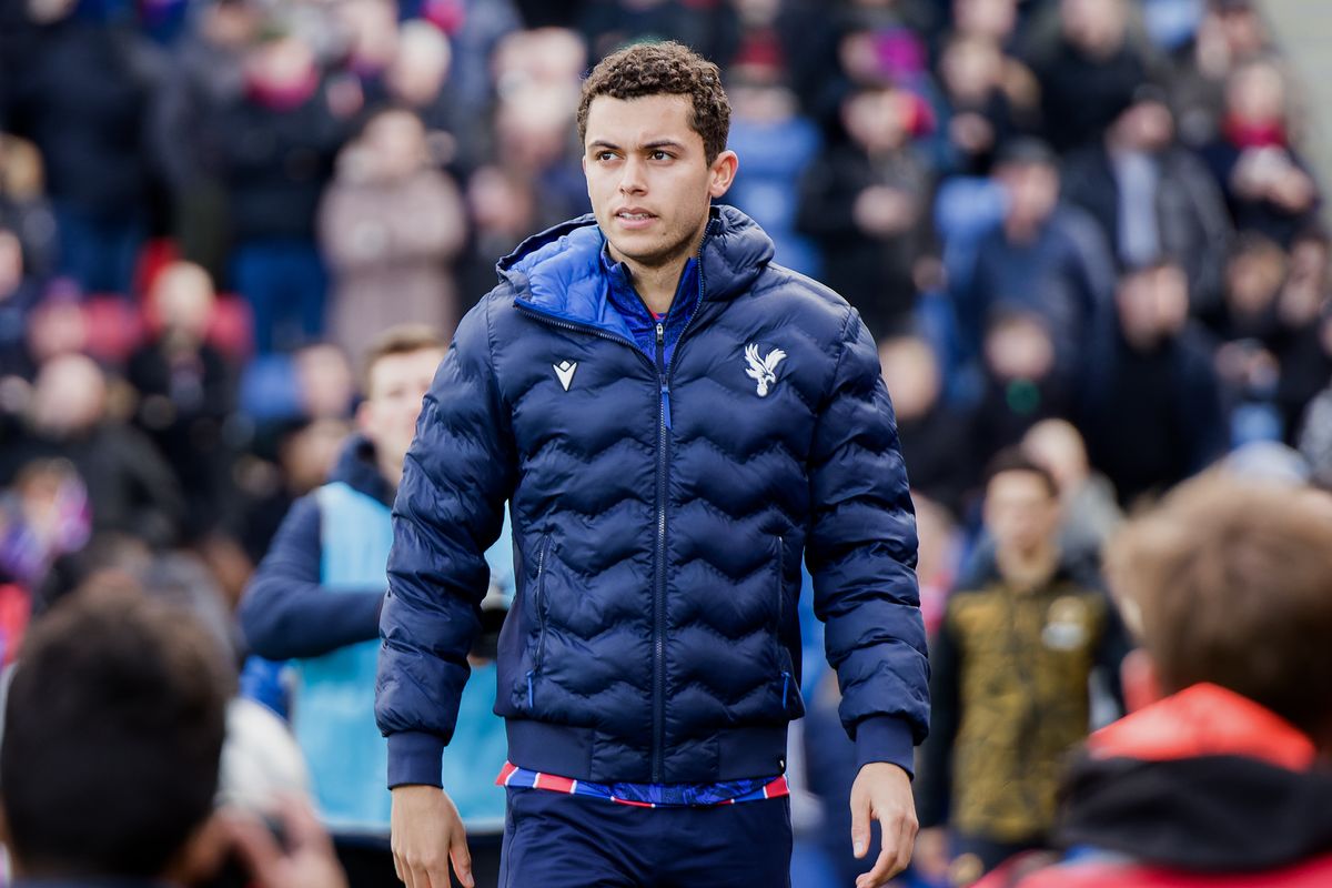 Brennan Johnson of Crystal Palace before the Premier League match between Crystal Palace and Wolverhampton Wanderers at Selhurst Park on February 22, 2026 in London, England