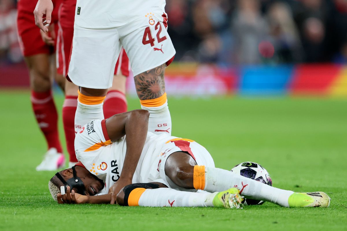 Osimhen was eventually substituted