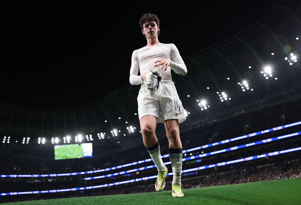 Archie Gray was superb in Tottenham's Champions League round of 16 second leg match against Atletico Madrid