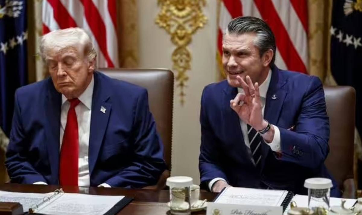 The US President appeared to fall asleep during a meeting with Homeland Security