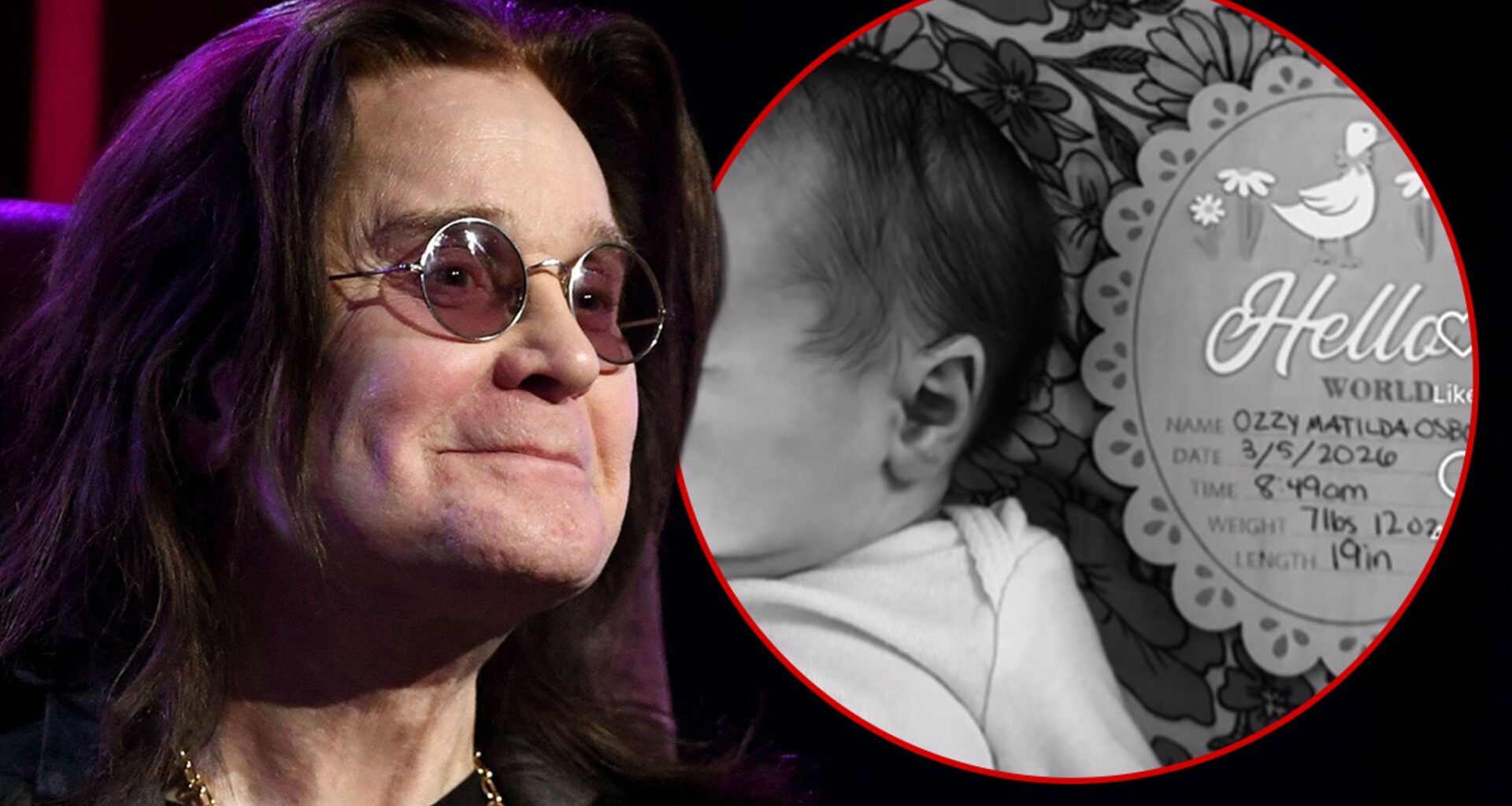 Jack Osbourne Names Newborn Baby Girl After Ozzy