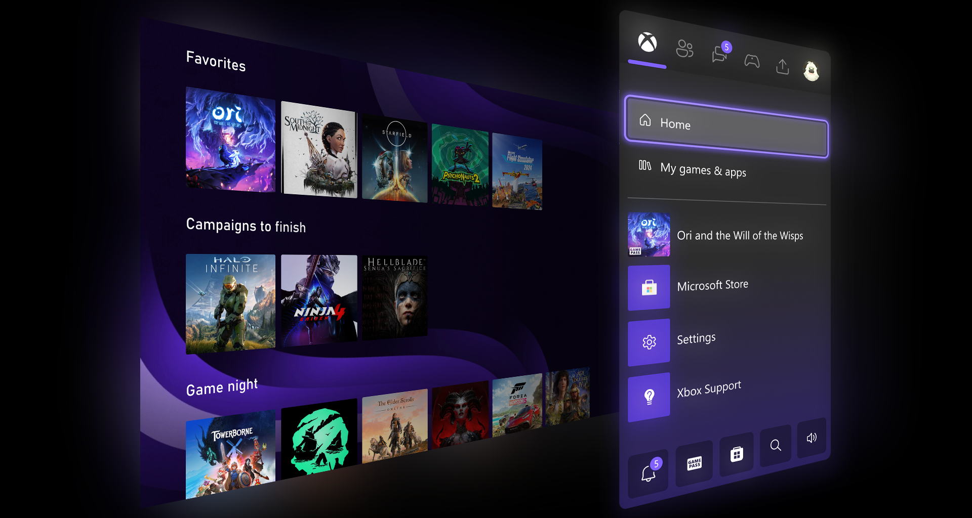 Available for Xbox Insiders: More Groups on Home, Custom User Colors, Quick Resume Settings, and More
