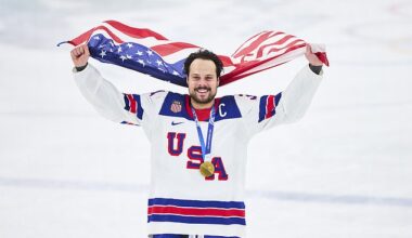 Auston Matthews led the USA to Winter Olympics gold with victory over Canada in Italy