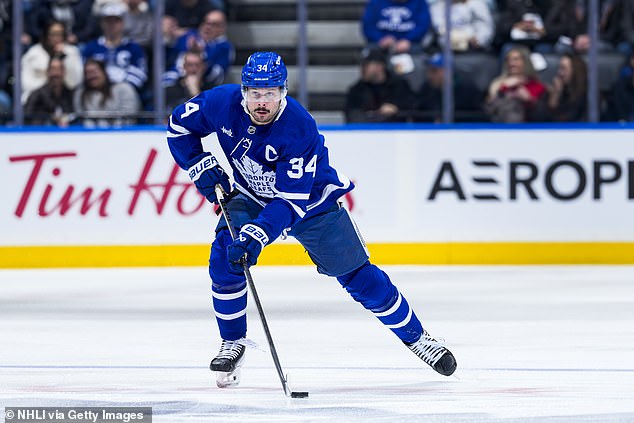 The Toronto Maple Leafs captain was back on the ice at Scotiabank Arena over the weekend