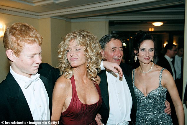 Fawcett is pictured with her son in Vienna in 2001. The actress died on June 29, 2009, aged 62