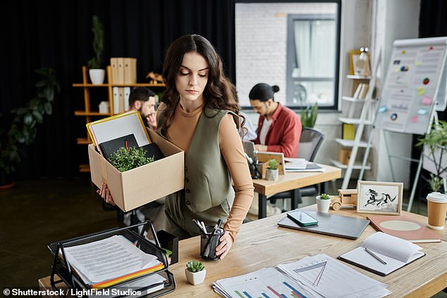 Another tech giant has announced plans for sweeping layoffs amidst the artificial intelligence apocalypse taking America's workforce by storm (stock image)