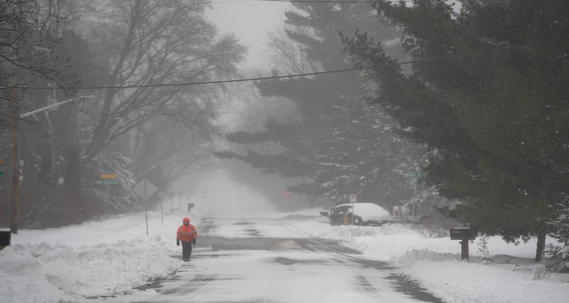 Snow and wind batter parts of the U.S.