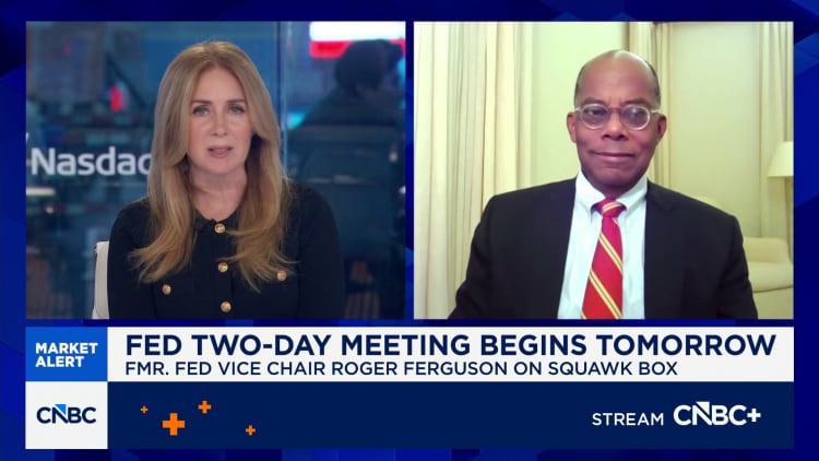 Roger Ferguson: I wouldn't firmly pencil in two rate cuts this year just yet