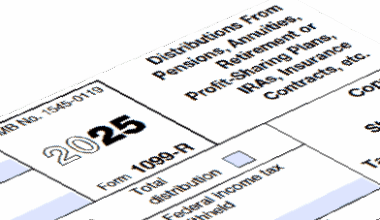 Forms 1099-R Are Mailed, Receive by March 18