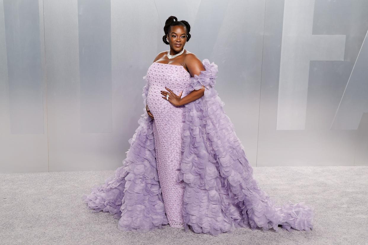 Wunmi Mosaku at the 2026 Vanity Fair Oscar Party.