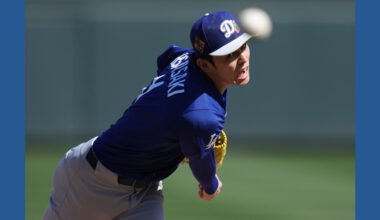Dodgers' Roki Sasaki has another erratic outing as he tries to earn role in starting rotation