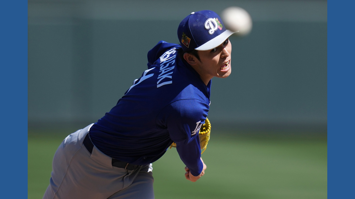 Dodgers' Roki Sasaki has another erratic outing as he tries to earn role in starting rotation