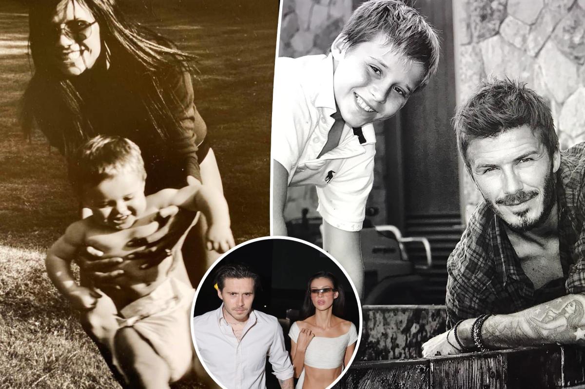 David, Victoria Beckham post dump of Brooklyn childhood photos on his birthday despite family feud