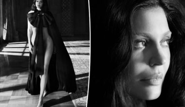 Kylie Jenner poses for Vanity Fair in nothing but a giant Chanel bow