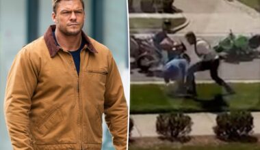 'Reacher' star Alan Ritchson threatened to run over neighbor with motorcycle before attack