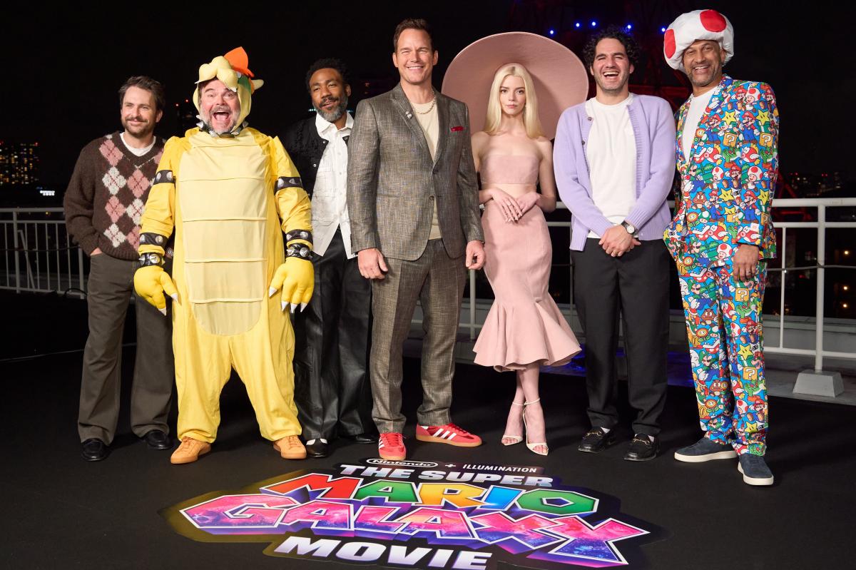 Anya Taylor-Joy, Jack Black go all out for 'Super Mario Galaxy Movie' press tour