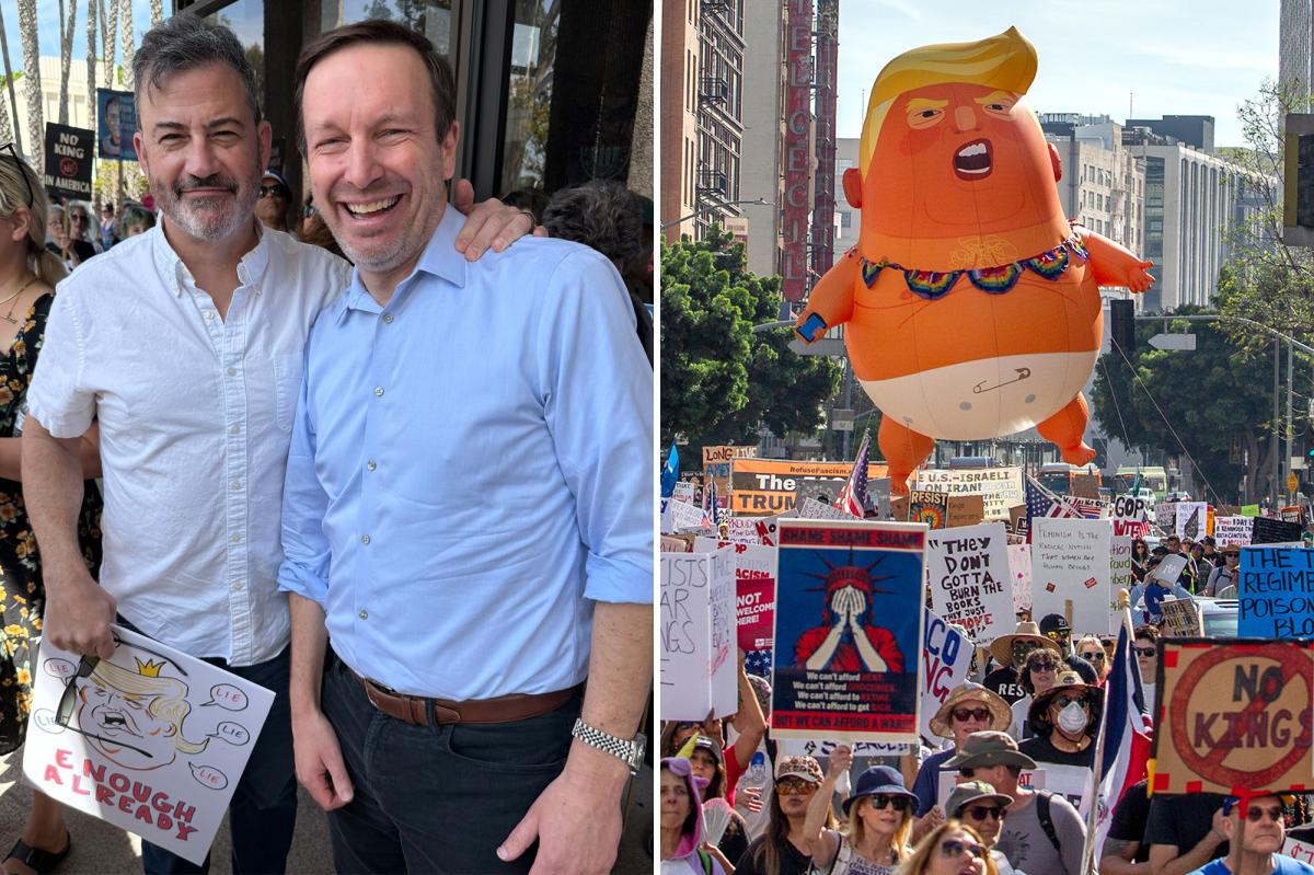 Chris Murphy roasted for pics with Jimmy Kimmel thousands of miles from home state