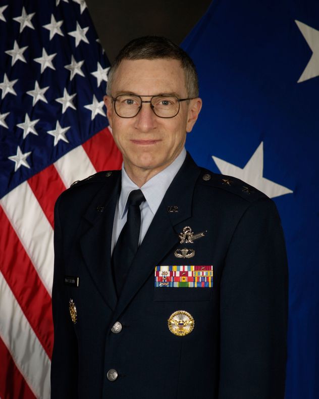 Retired Air Force Maj. Gen. William Neil McCasland is shown.