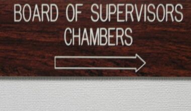 Tuolumne County Board of Supervisors Sign