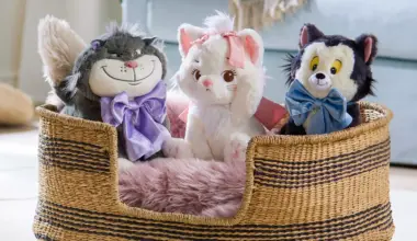 The latest international merchandise arrivals at Disney Store, plushies of Marie, Figaro, and Lucifer, arrived just in time for International Rescue Cat Day. All of the plushes are imports to the Disney Store from Disney Store Japan.