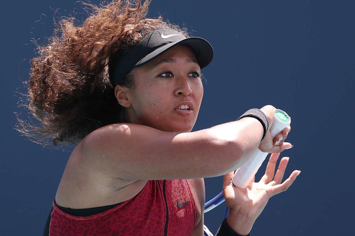 Naomi Osaka takes on Talia Gibson in the 2026 Miami Open.Credit: Al Bello/Getty